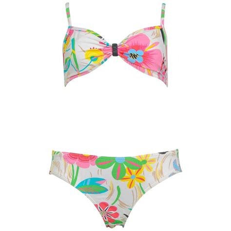 gucci swimsuit two piece|Gucci flower bikini.